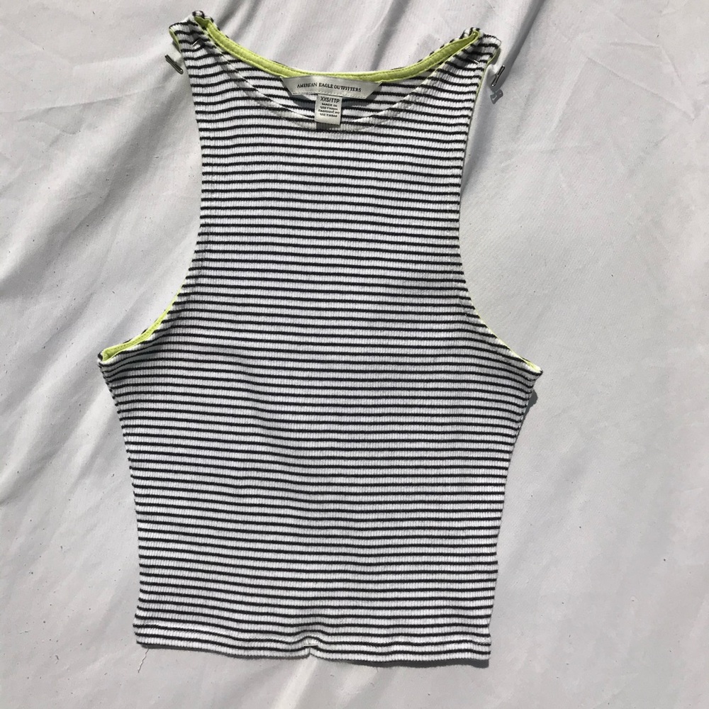 Striped Crop Top